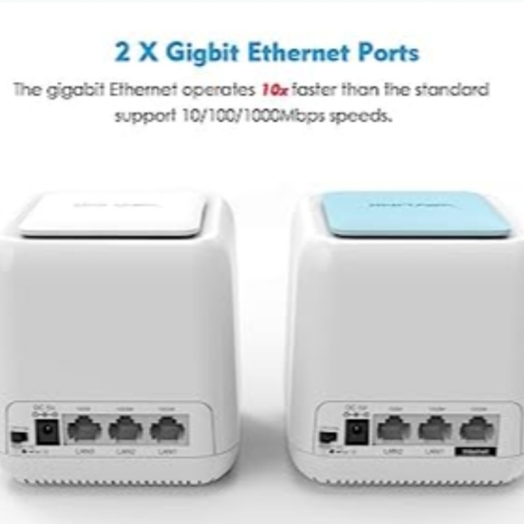 Mesh WiFi Router,Dual Band AC1200 Whole Home Mesh WiFi System with Touchlink Fun - Picture 3 of 10